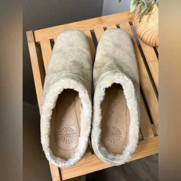 UGG Cream Suede Mule Women’s Size 7 - Picture 5 of 7